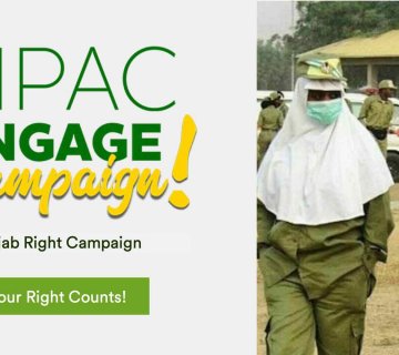 Female Muslim NYSC Corp Members in Hijab