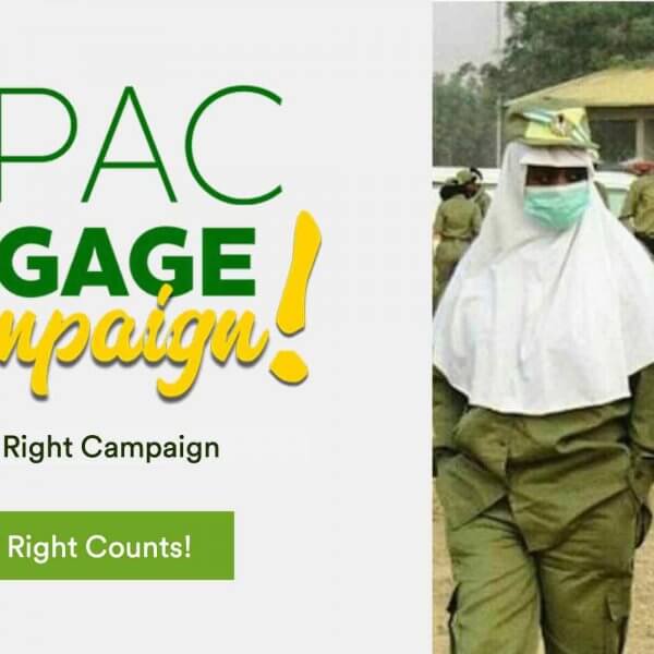 Female Muslim NYSC Corp Members in Hijab