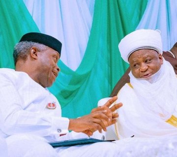 VP Osinbajo and Sultan Sa’ad