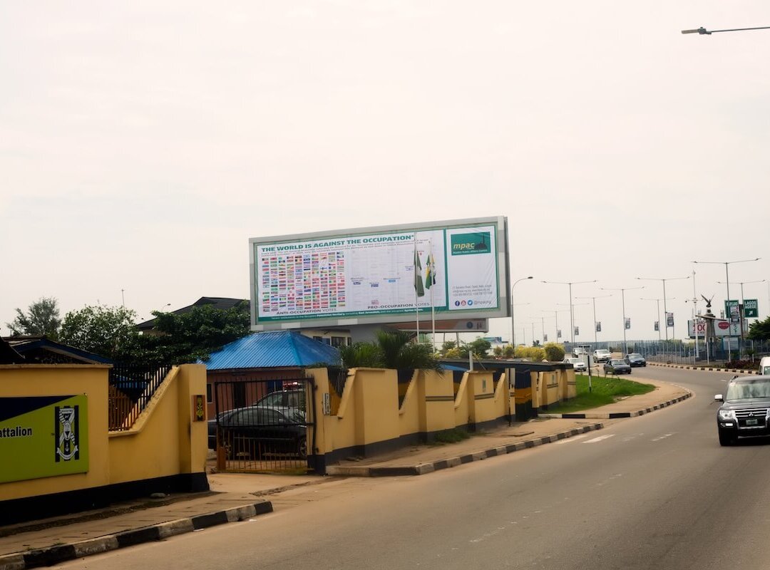 Billboard is located at GAT Terminal along Airport Road, Maryland, Ikeja, Lagos